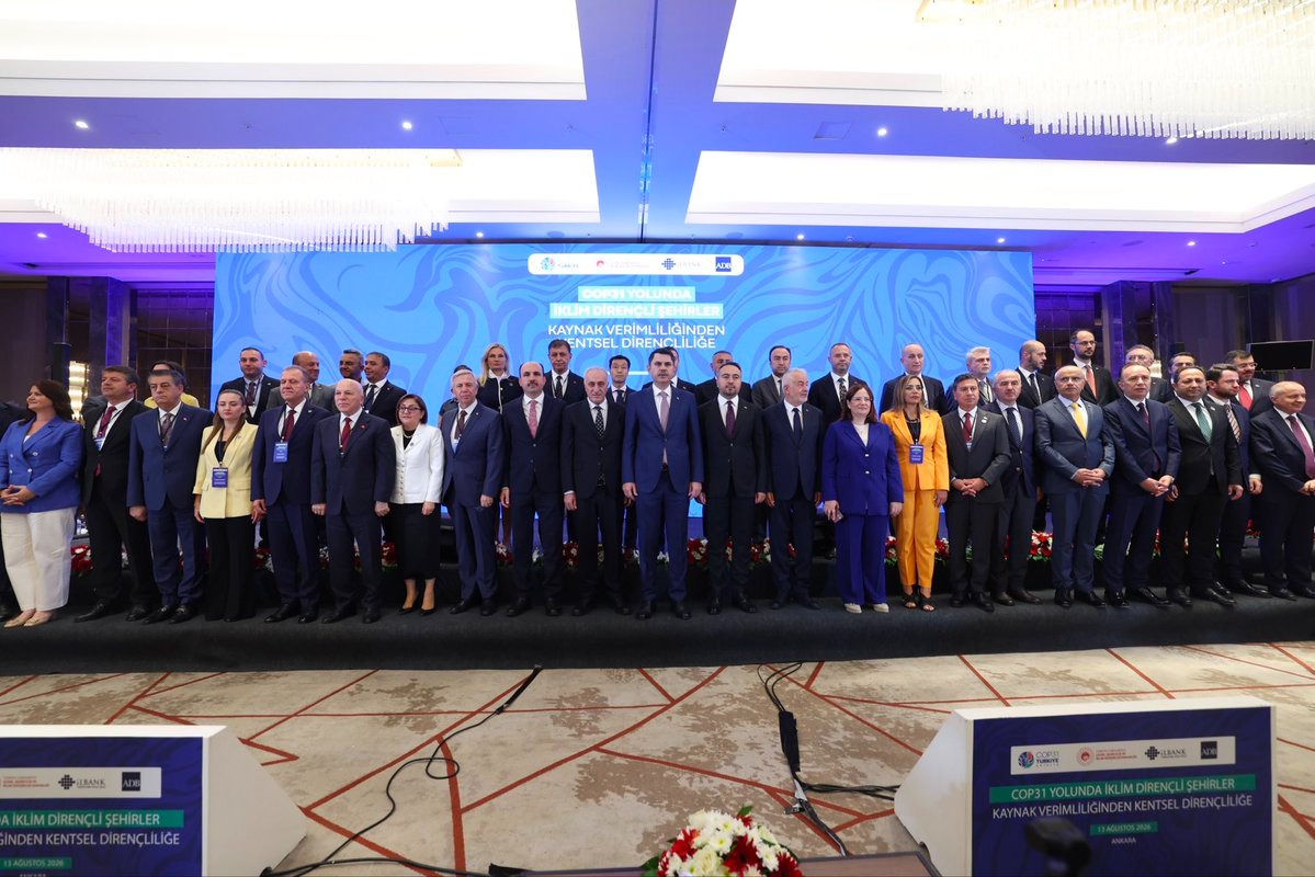 COP31 YOLUNDA İKLİM DİRENÇLİ ŞEHİRLER İÇİN ANKARA'DA ORTAK AKIL BULUŞMASI